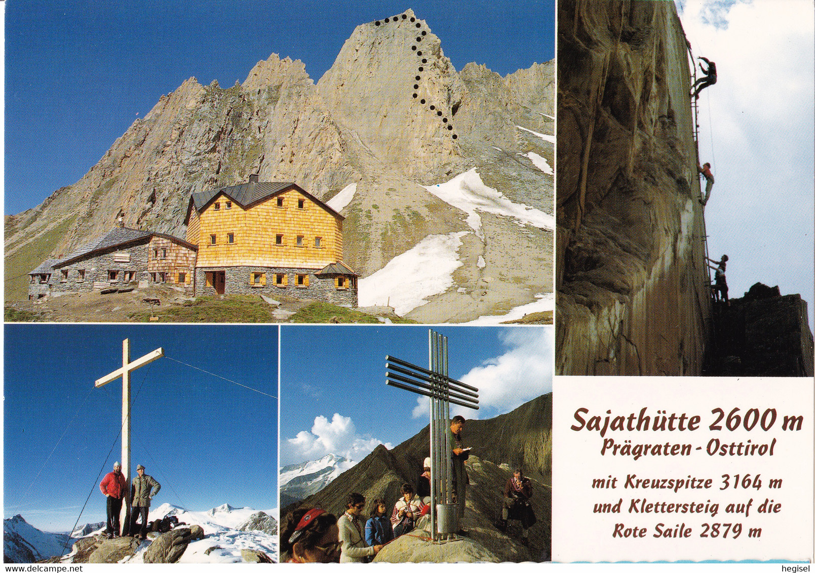 1988, Österreich, Sajathütte, Prägraten, Kreuzspitze, Klettersteig Auf Die Rote Saile, Osttirol - Prägraten