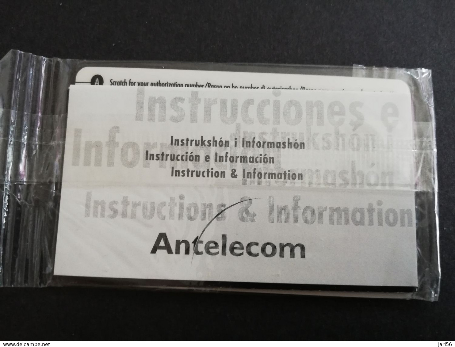 ST MAARTEN $20,- PREPAID ANTELECOM   COURTHOUSE  MINT IN WRAPPER  **8791 ** - Antillas (Nerlandesas)