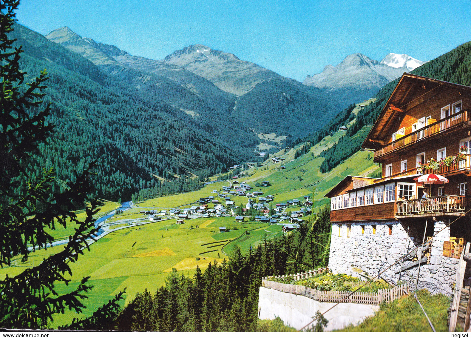 1980, Österreich, Höhen- Luftkurort St. Jakob Im Defereggental, Alpengasthof - Pension "Zur Schönen Aussicht", Osttirol - Defereggental