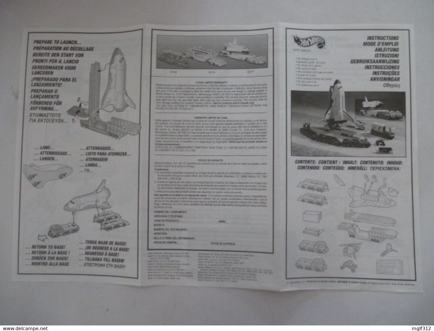 NAVETTE SPATIALE MEGA-RIG : MATTEL De 1996 - Altri & Non Classificati