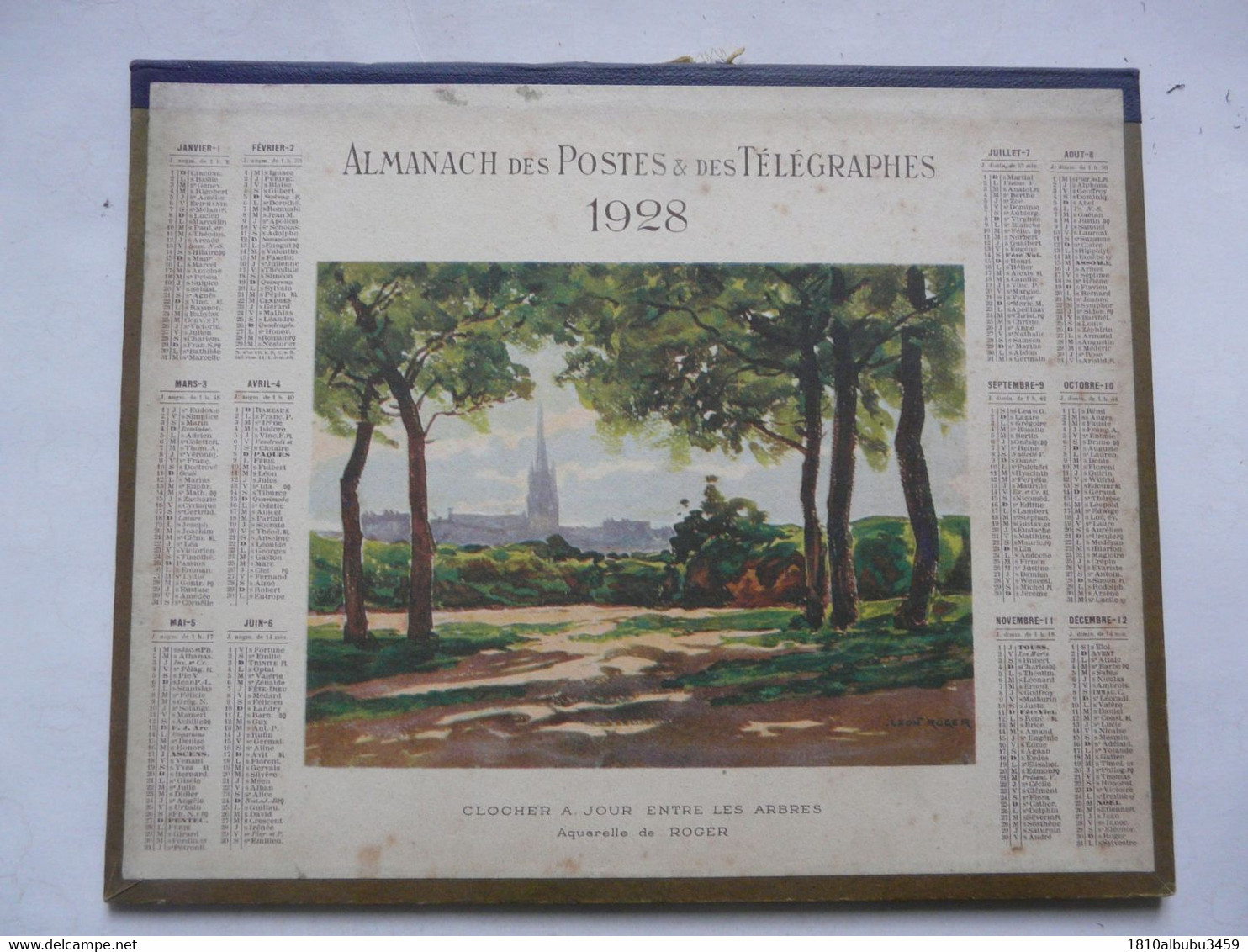 ALMANACH DES POSTES & DES TELEGRAPHES 1928 - Grand Format : 1921-40