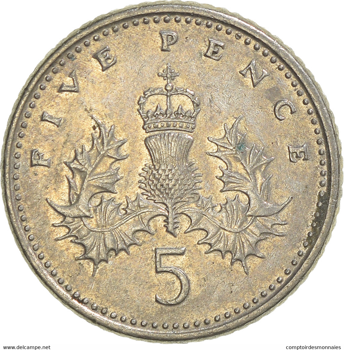 Monnaie, Grande-Bretagne, 5 Pence, 1990 - 5 Pence & 5 New Pence