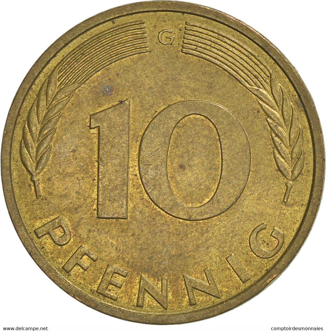 Monnaie, République Fédérale Allemande, 10 Pfennig, 1987 - 10 Pfennig