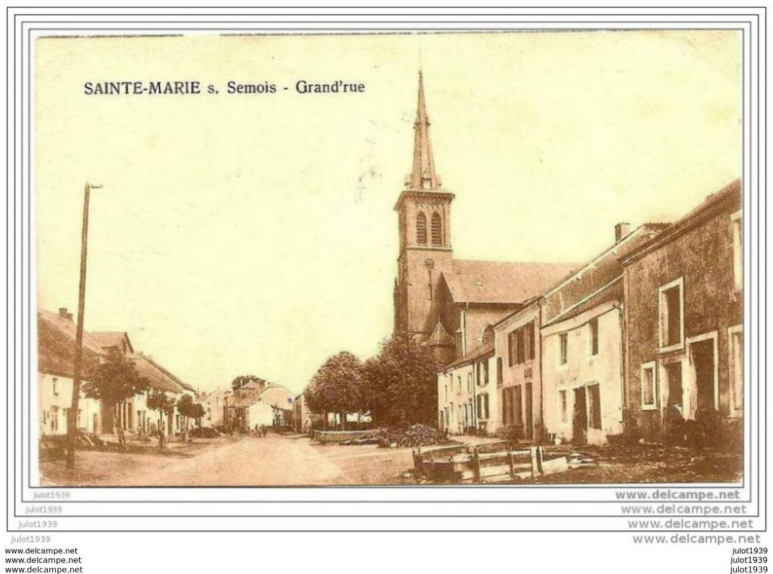 SAINTE - MARIE ..-- ETALLE ..-- Grand ' Rue . 1930 Vers SPINCOURT ( M Léon FRANCOIS ) . Voir Verso . - Etalle