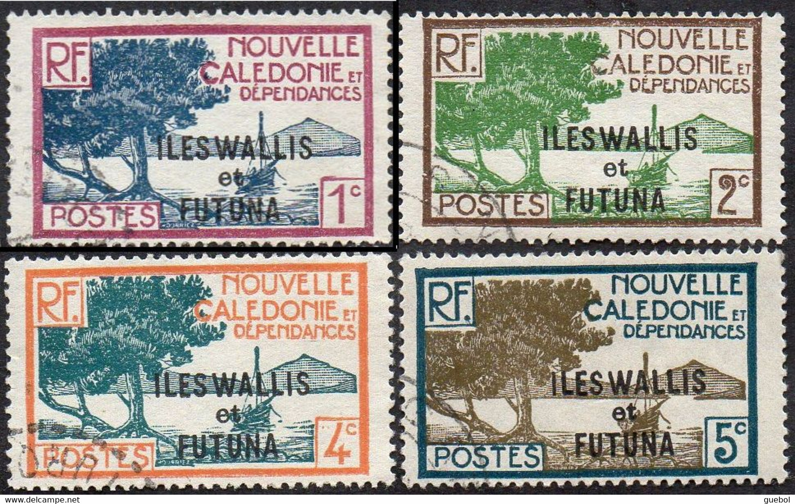 Wallis Et Futuna Obl. N°   43 à 46 - Baie De La Pointe Des Palétuviers - Used Stamps