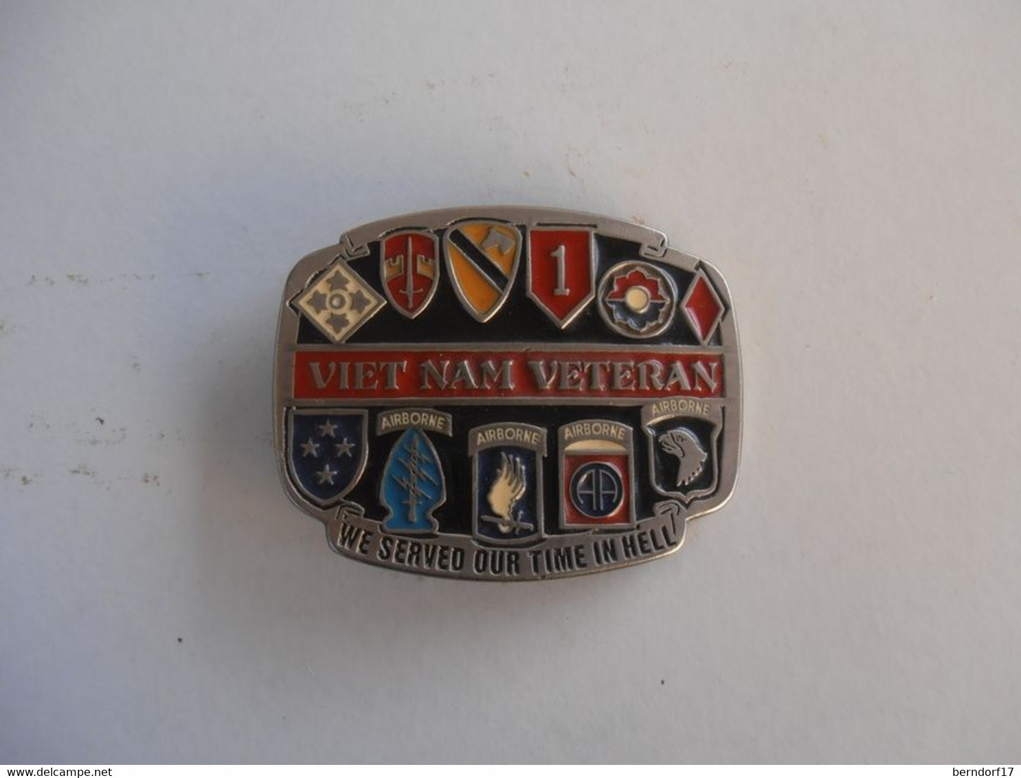 VIET NAM - AMERICAN VETERAN ASSOCIATION - BELT BUCKLE - Equipment