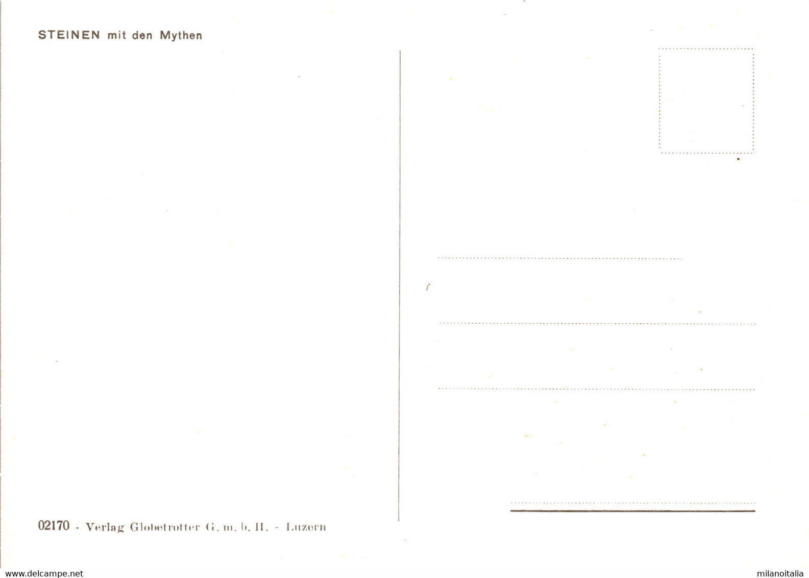 Steinen Mit Den Mythen (02170) - Steinen