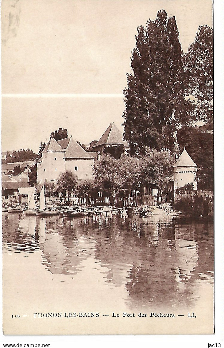 L15J345 - Thonon-les-Bains -110 Le Port Des Pêcheurs - Thonon-les-Bains