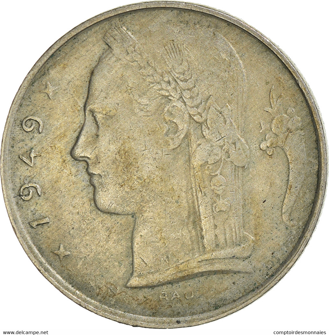 Monnaie, Belgique, 5 Francs, 5 Frank, 1949 - 5 Franc