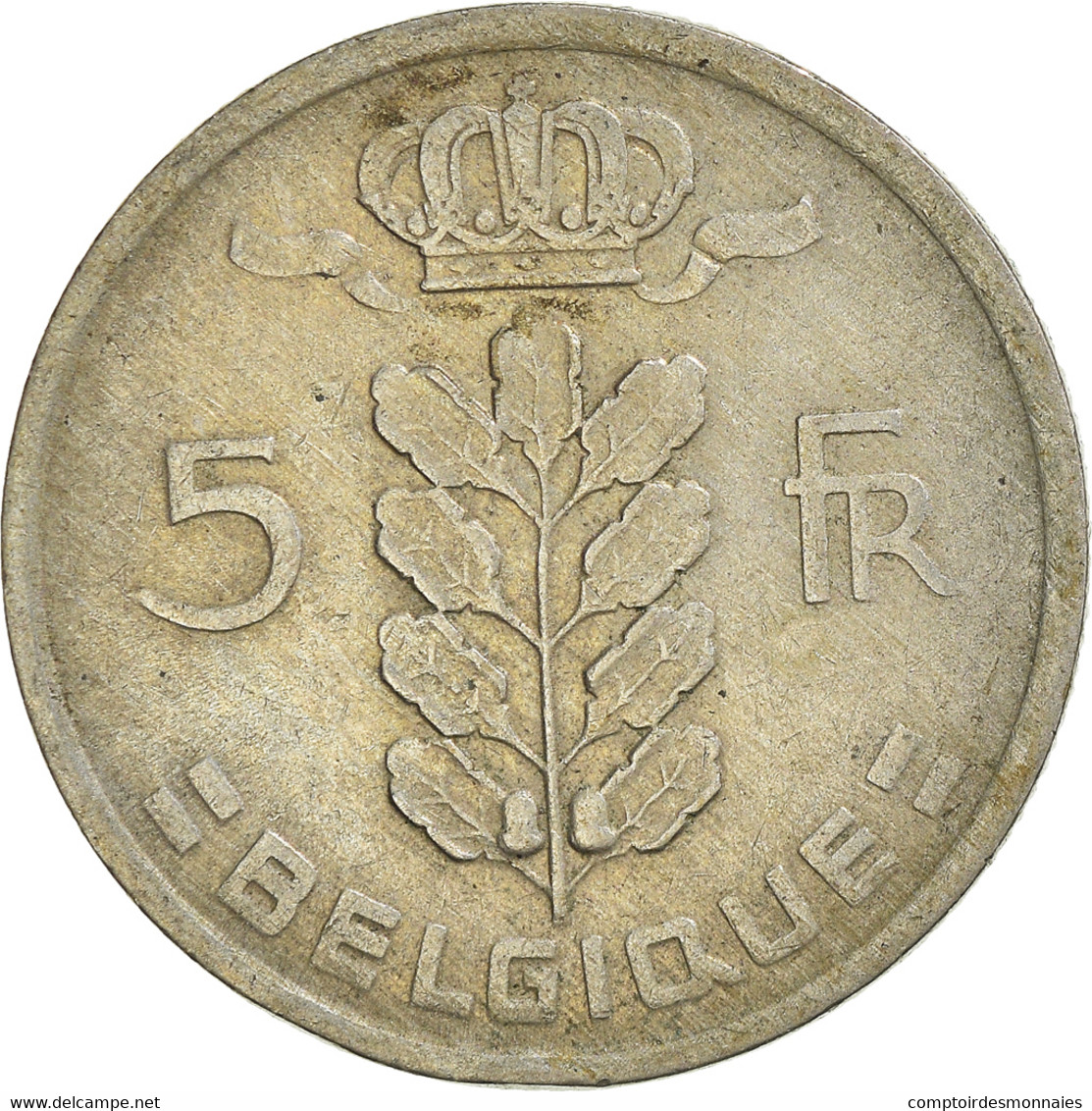 Monnaie, Belgique, 5 Francs, 5 Frank, 1949 - 5 Francs