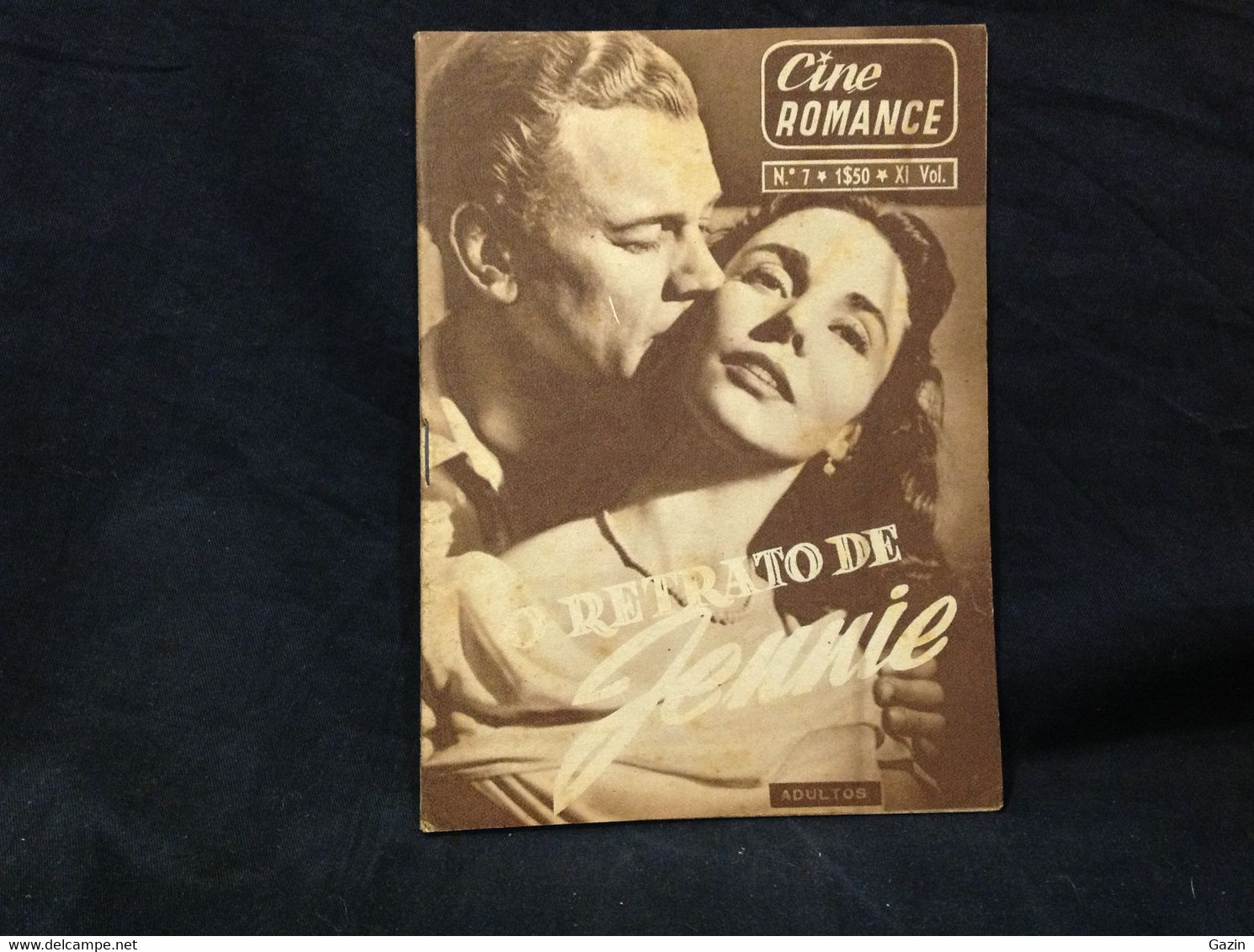 C2/23 - O Retrato De Jennie - Jennifer Jones*Joseph Cotten  -  Portugal Mag - Cine Romance -1957 - Cornel Wilde - Cinema & Television