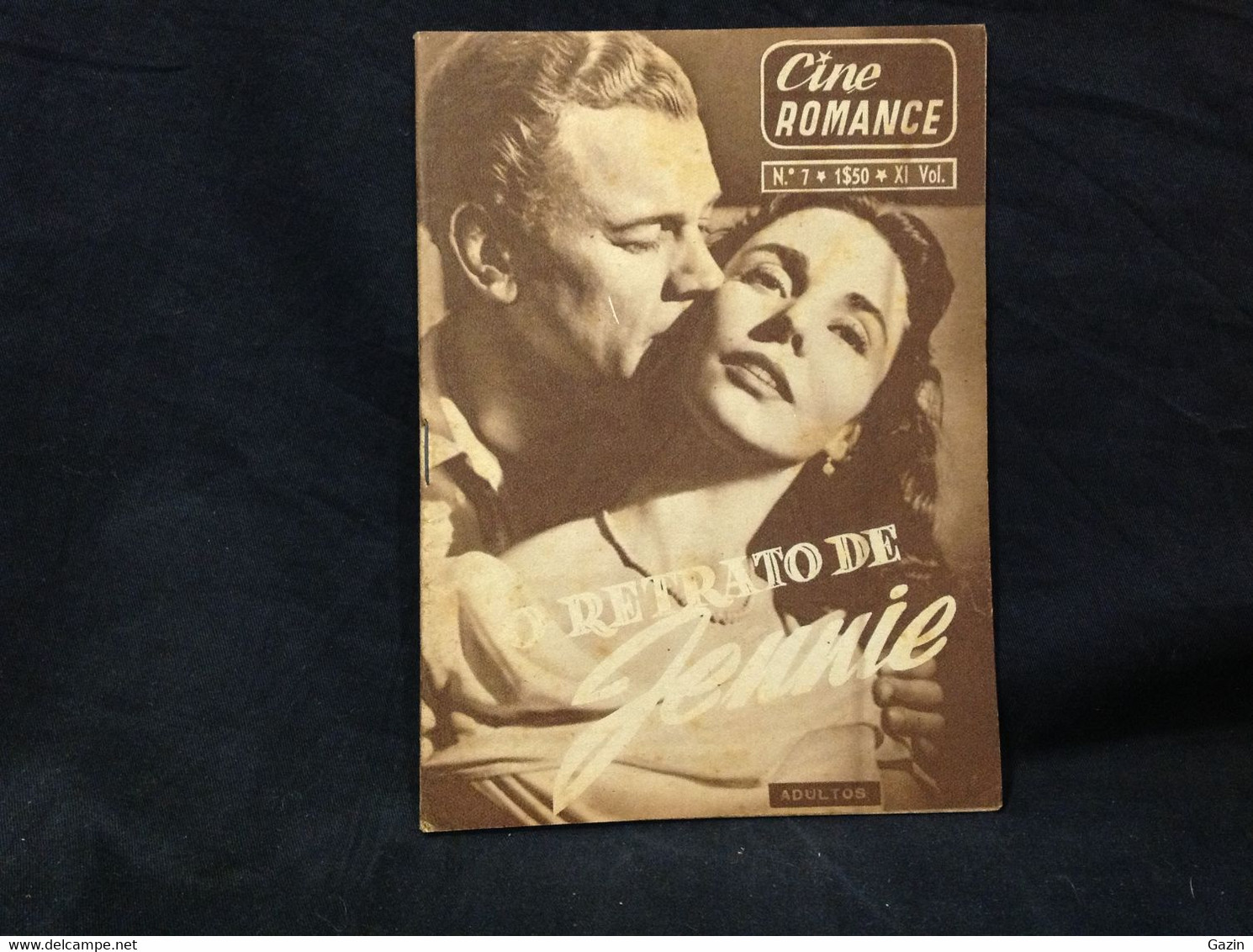 C2/23 - O Retrato De Jennie - Jennifer Jones*Joseph Cotten  -  Portugal Mag - Cine Romance -1957 - Cornel Wilde - Kino & Fernsehen