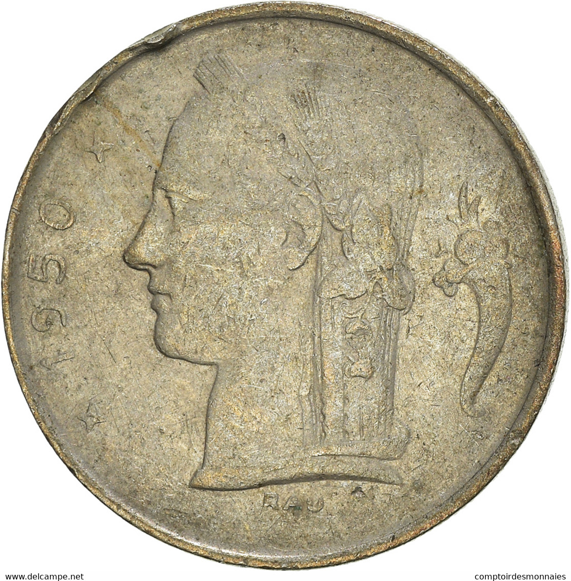 Monnaie, Belgique, Franc, 1950 - 1 Franc