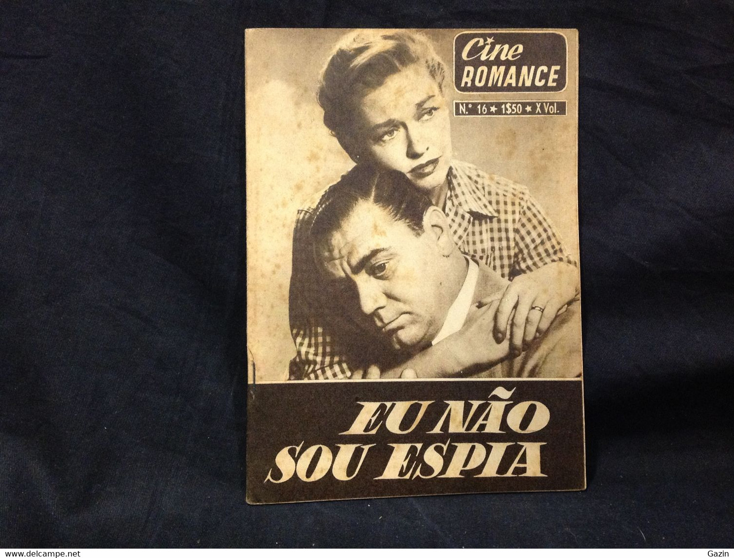 C2/23 - Eu Não Sou Espia - Ray Milland*Ernest Borgnine -  Portugal Mag - Cine Romance -1957 - Dani Crayne - Bioscoop En Televisie