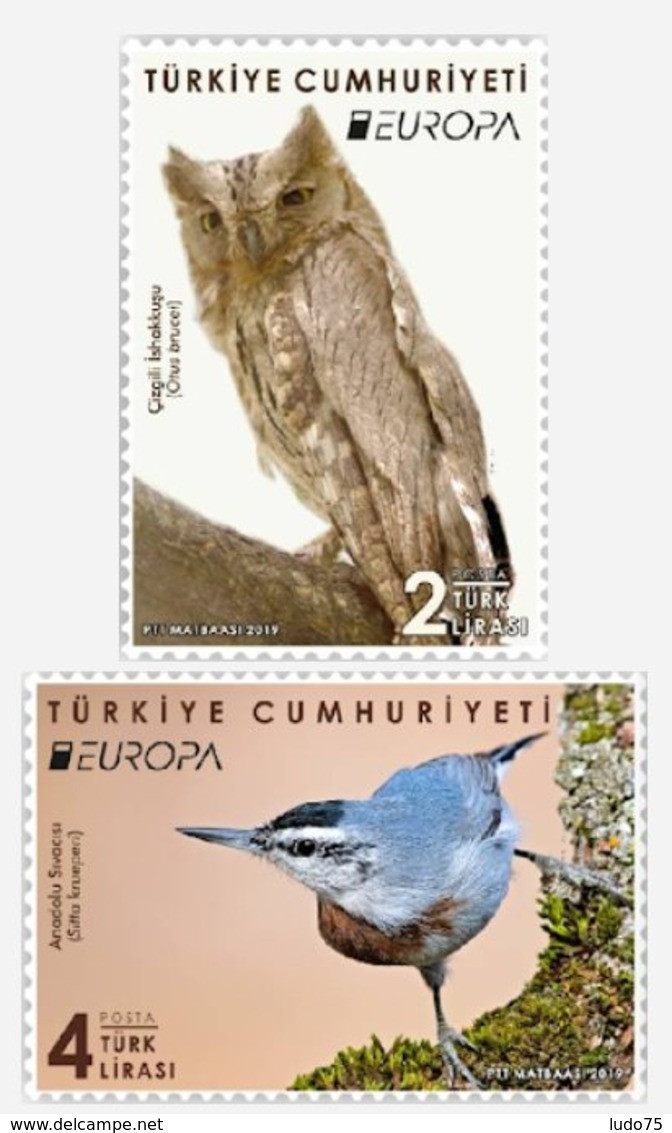 TURQUIE TURKEY TUERKEI EUROPA CEPT 2019 Set/Serie Neuf/mint - 2019