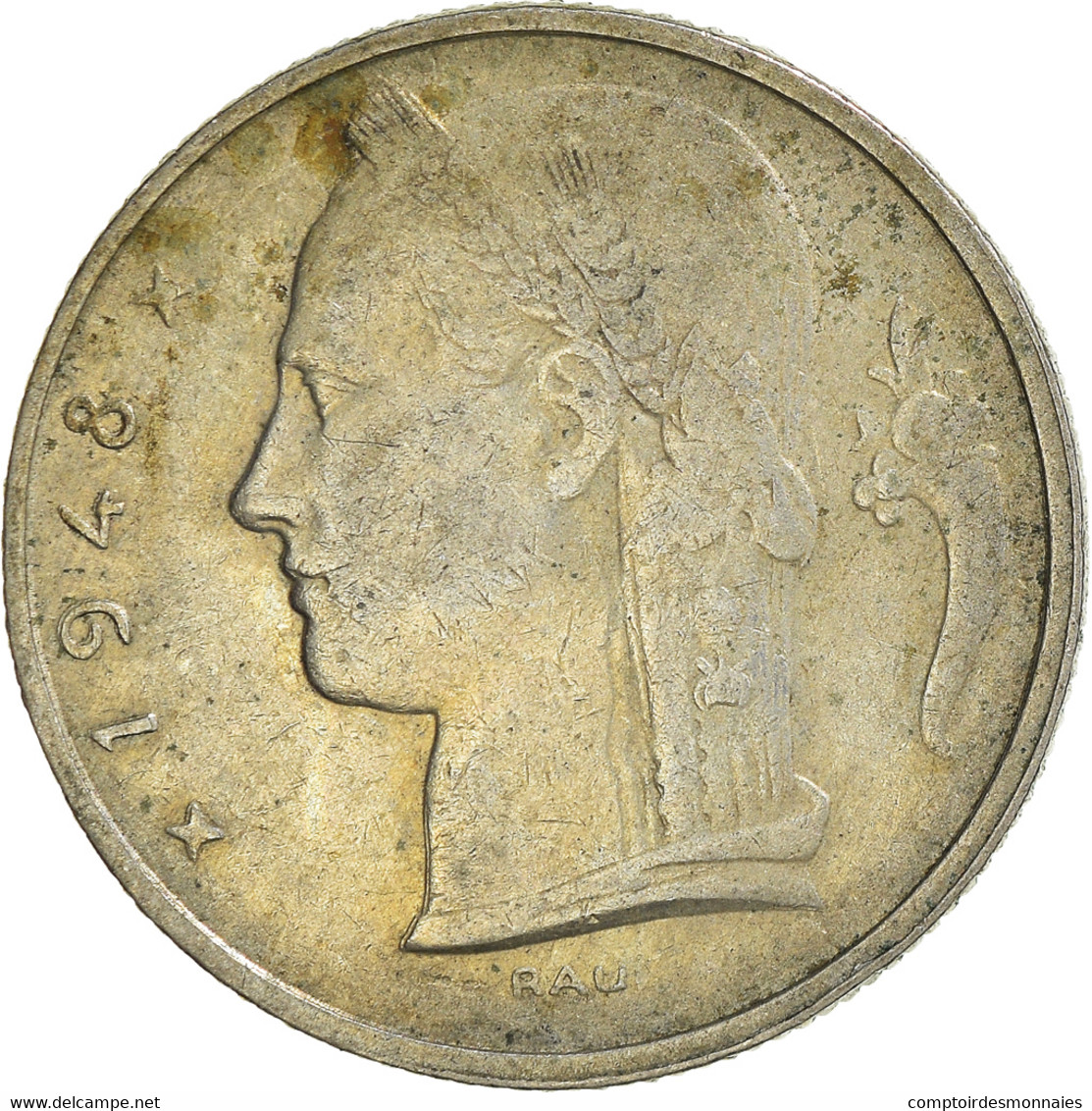 Monnaie, Belgique, 5 Francs, 5 Frank, 1948 - 5 Francs