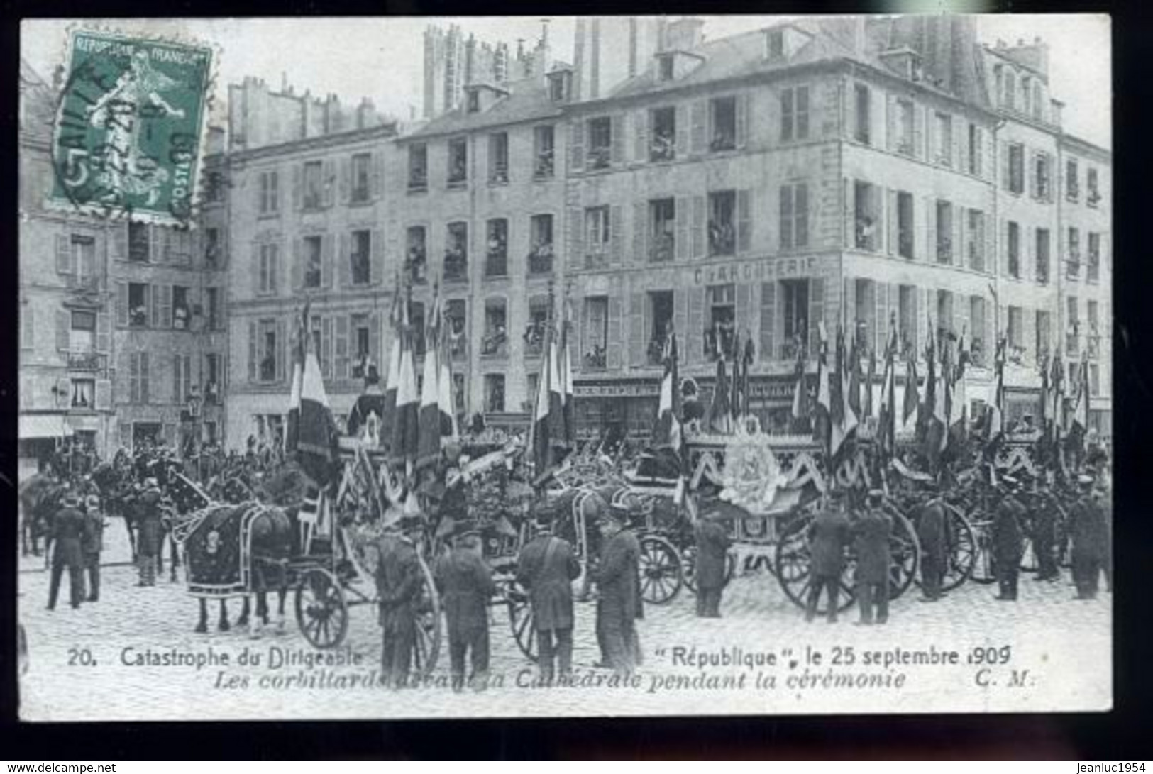 VERSAILLLES CATASTROPHE DU REPUBLIQUE FUNERAILLES - Luchtschepen