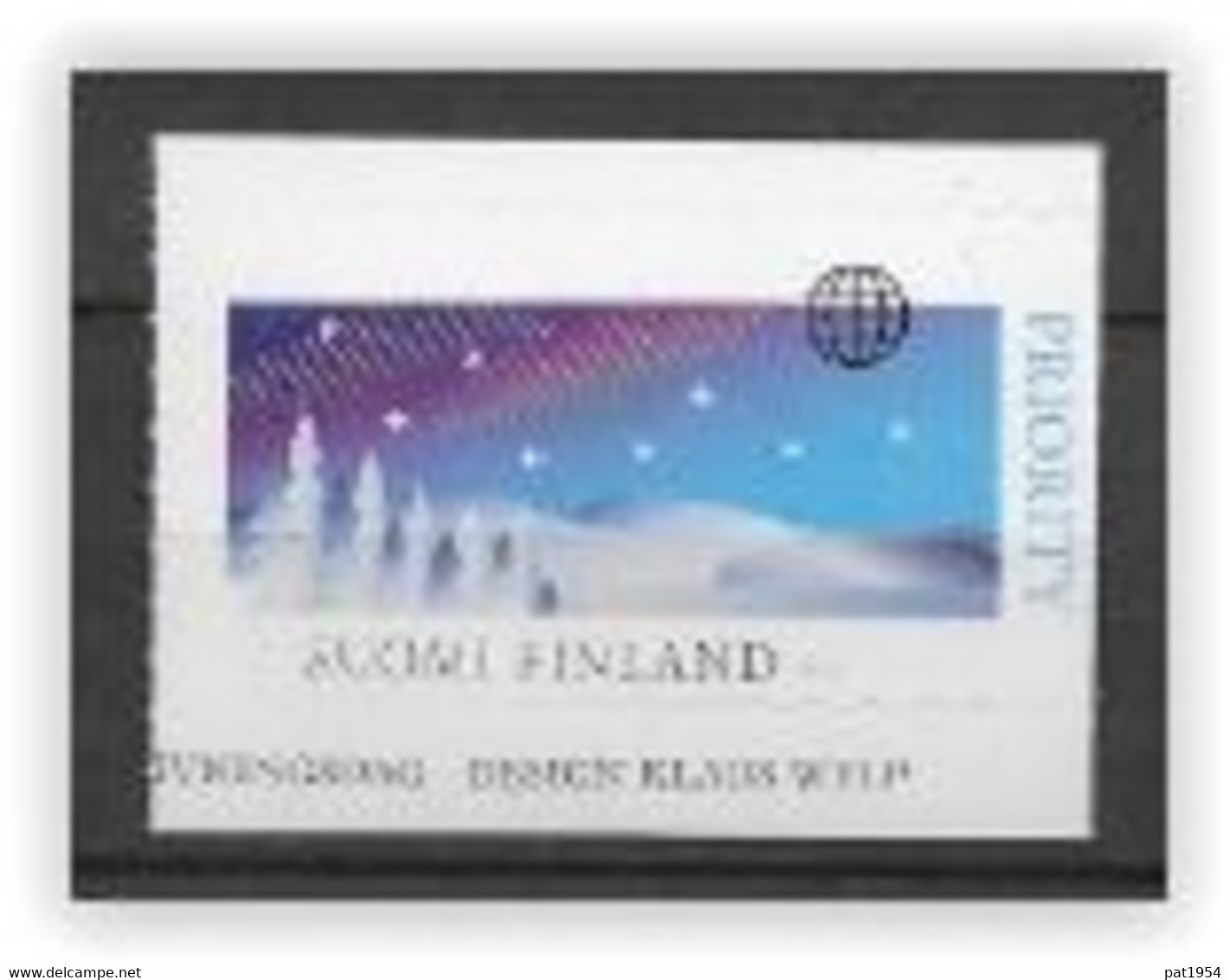 Finlande 2021 Timbre Neuf Lumières Nocturnes - Unused Stamps