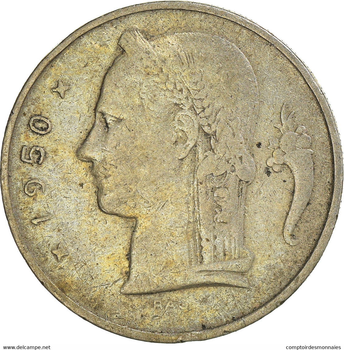 Monnaie, Belgique, Franc, 1950 - 1 Franc