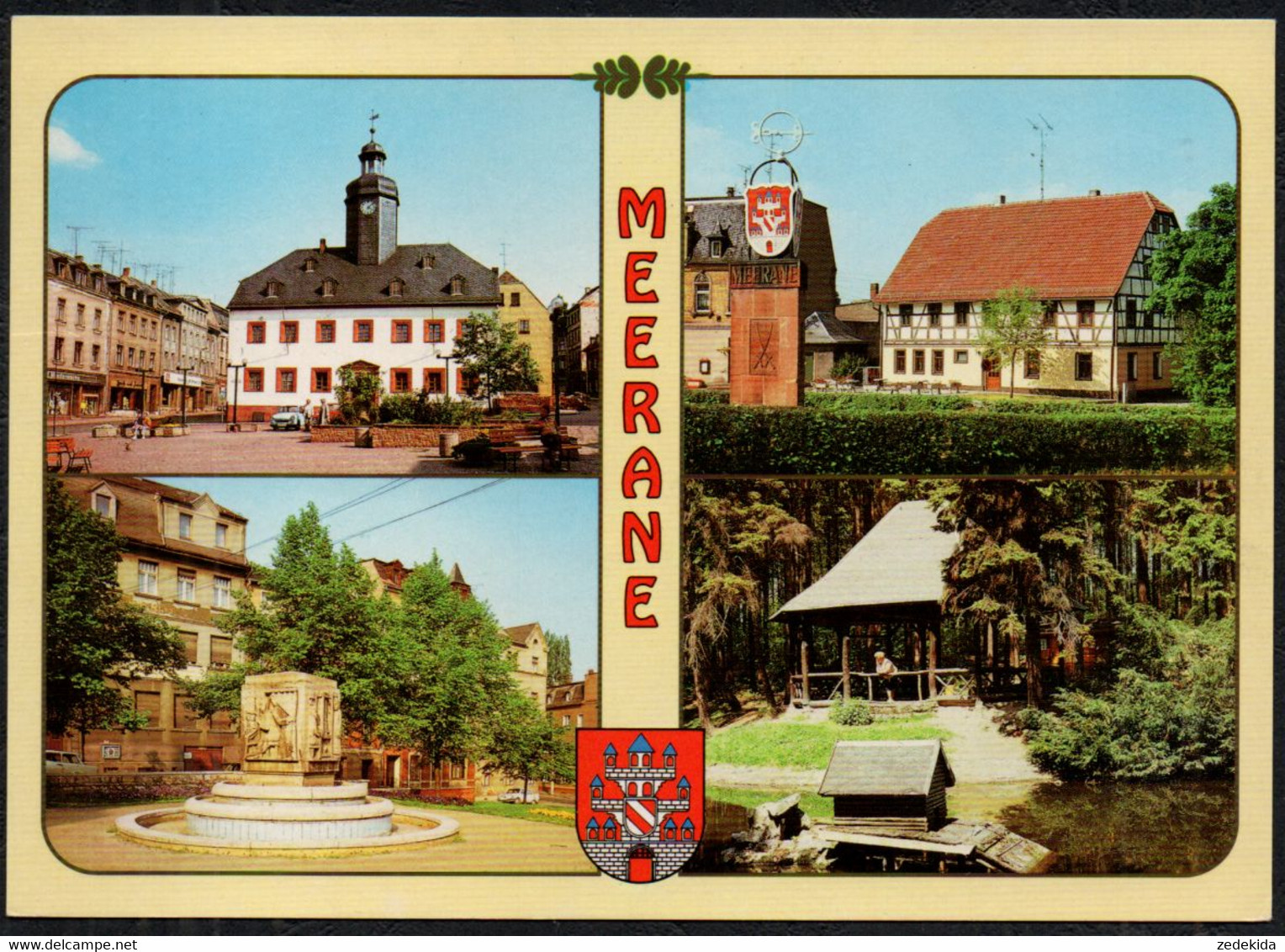 F5923 - TOP Meerane - Verlag Bild Und Heimat Reichenbach Qualitätskarte - Meerane