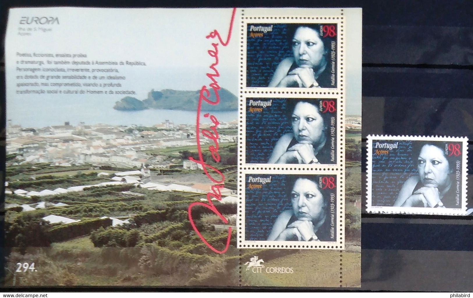 EUROPA 1996 - ACORES                    N° 446 + B.F 15                       NEUF** - 1996