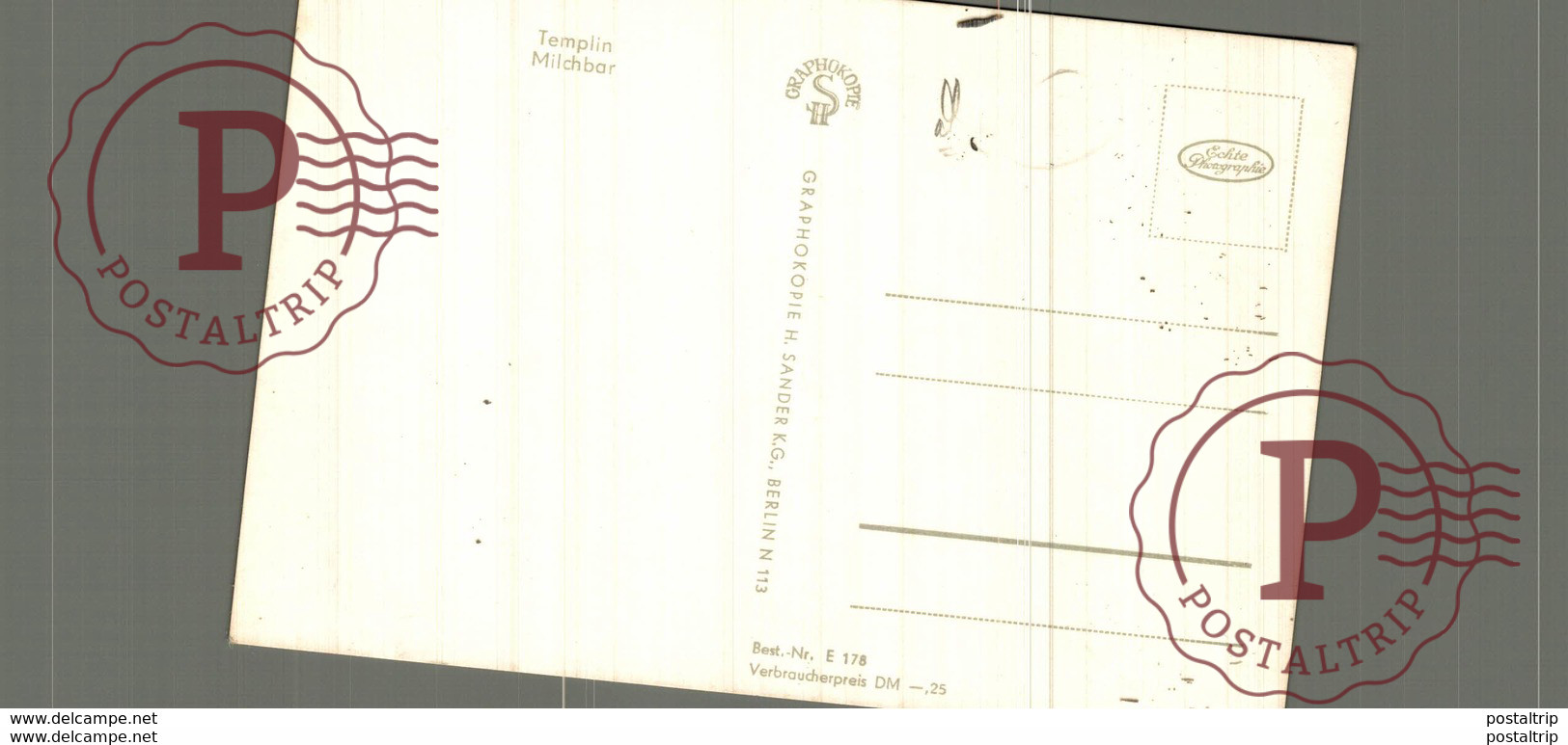 TEMPLIN MILCHBAR - Templin
