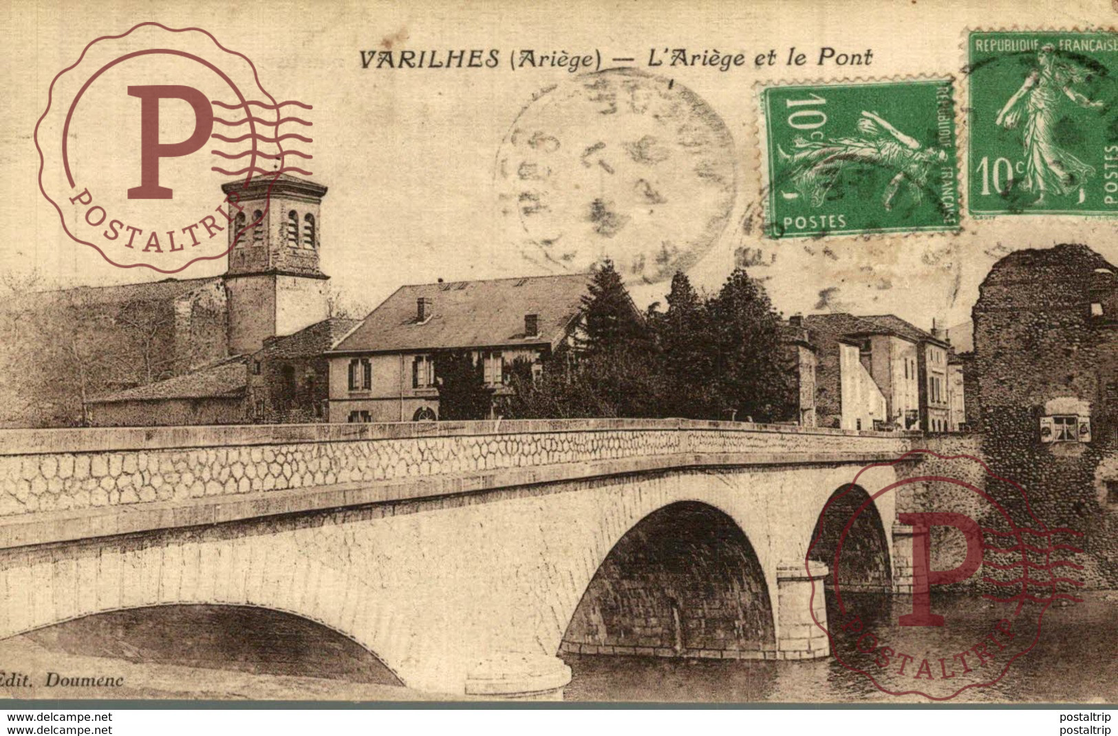 VARILHES L'ARIEGE ET LE PONT - Varilhes