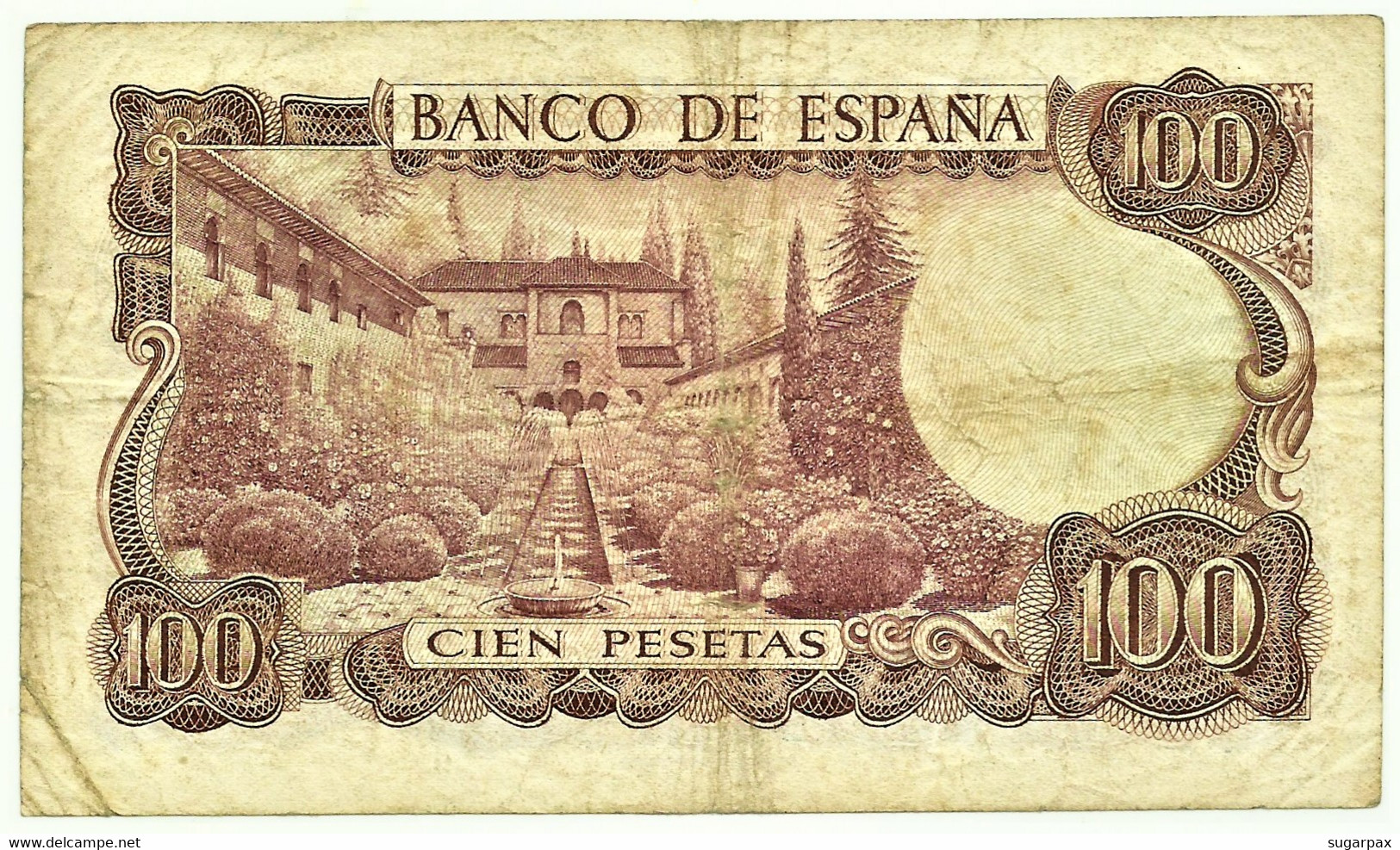 ESPAÑA - 100 Pesetas - 17.11.1970 ( 1974 ) - Pick 152 - Serie 1K - Manuel De Falla - 100 Pesetas