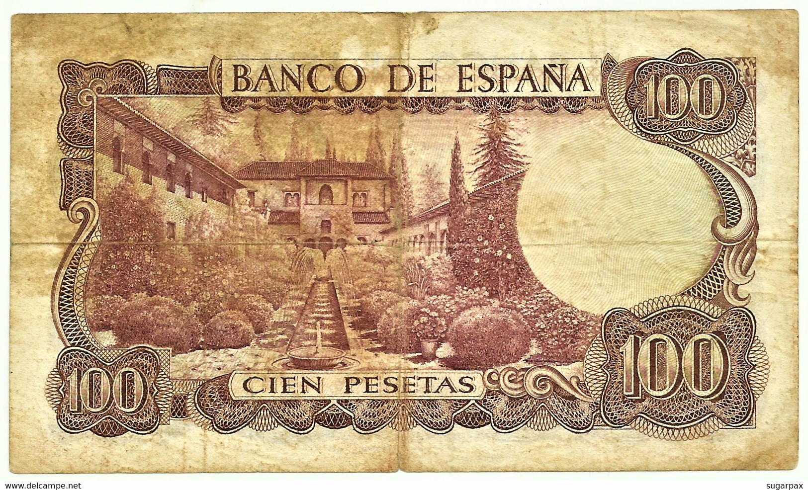 ESPAÑA - 100 Pesetas - 17.11.1970 ( 1974 ) - Pick 152 - Serie 2H - Manuel De Falla - 100 Pesetas