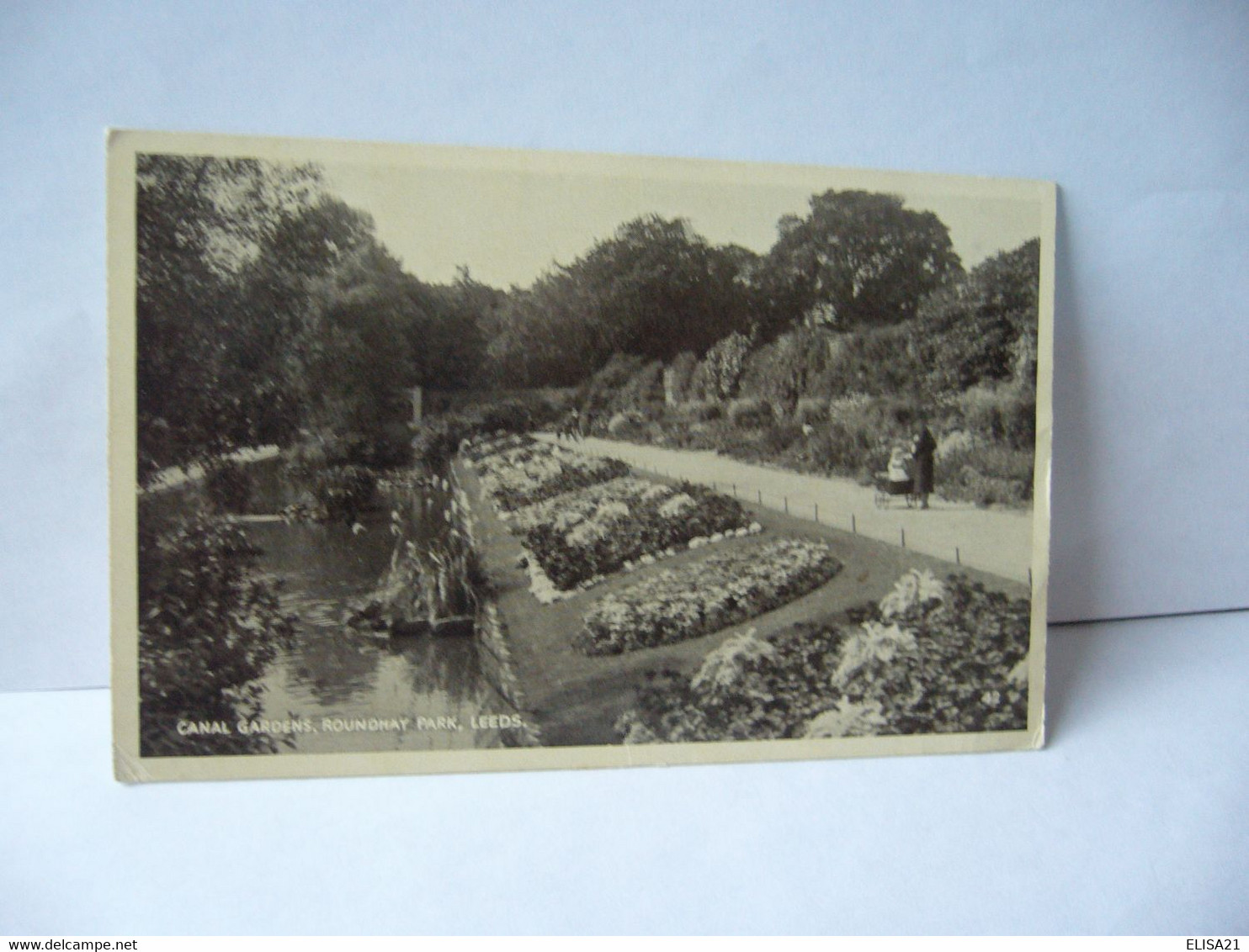 CANAL GARDENS ROUNDHAY PARK LEEDS ROYAUME UNI ANGLETERRE YORKSHIRE CPA - Leeds