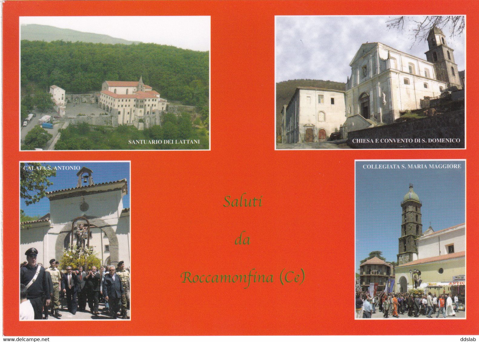Saluti Da Roccamonfina (Caserta) - Anni 2000 - 4 Vedute A Tema Religioso - Caserta