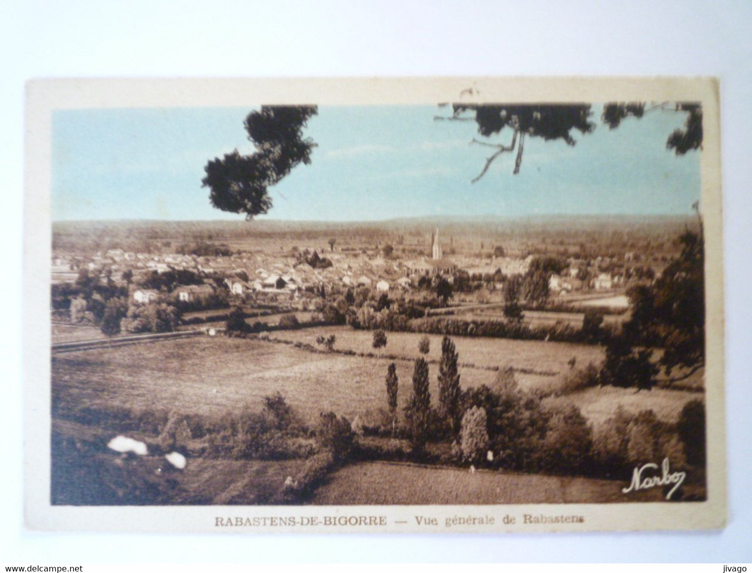 2022 - 793  RABASTENS-de-BIGORRE  (Hautes-Pyrénées)  :  Vue Générale  1947   XXX - Rabastens De Bigorre