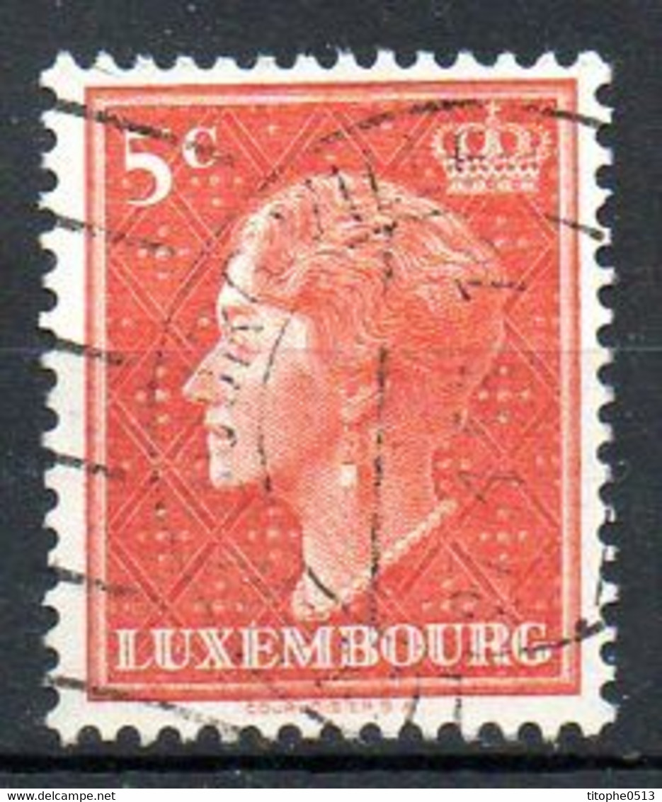 LUXEMBOURG. N°413A Oblitéré De 1948-53. Grande-duchesse Charlotte. - 1948-58 Charlotte Linksprofil