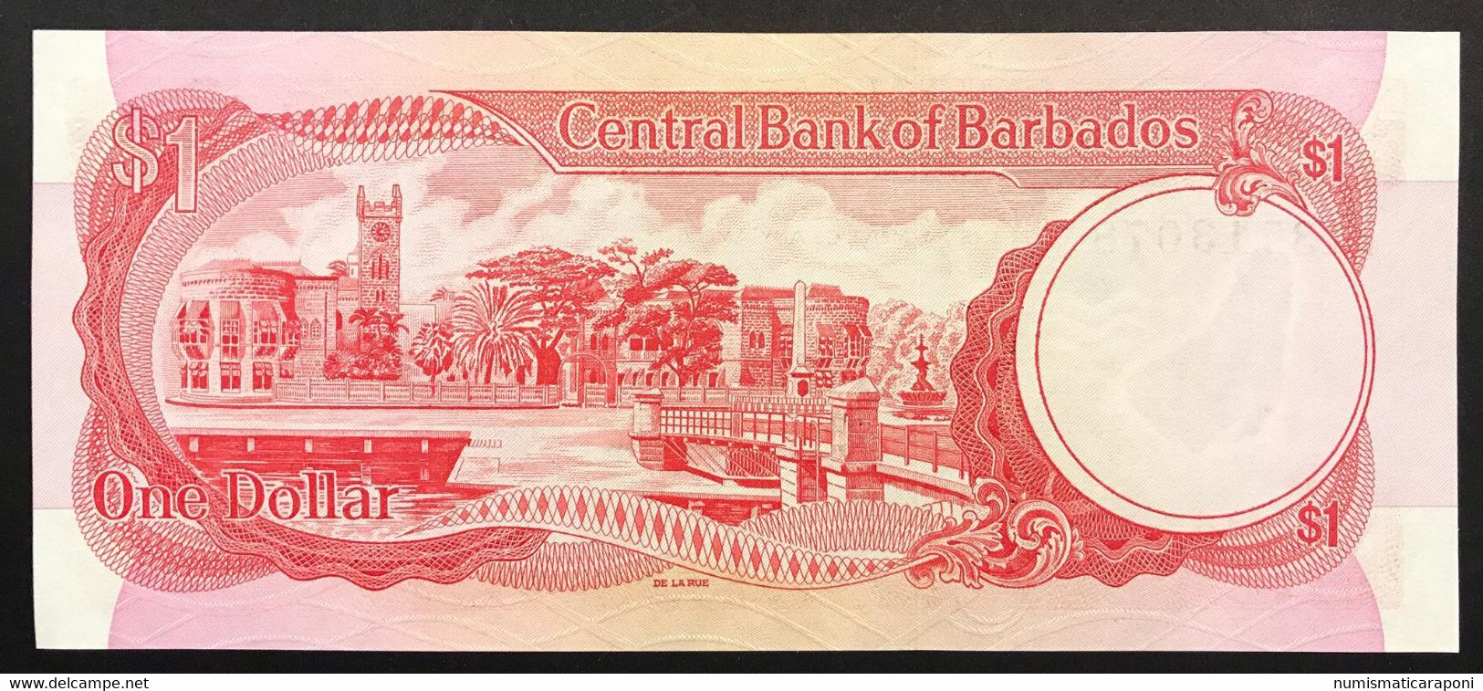 BARBADOS 1 $ Dollar ND 1973 UNC- Pick#29 LOTTO 2160 - Barbados