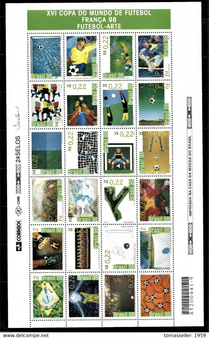 Brazil-1998- Year Set-30 Issues.MNH - Annate Complete