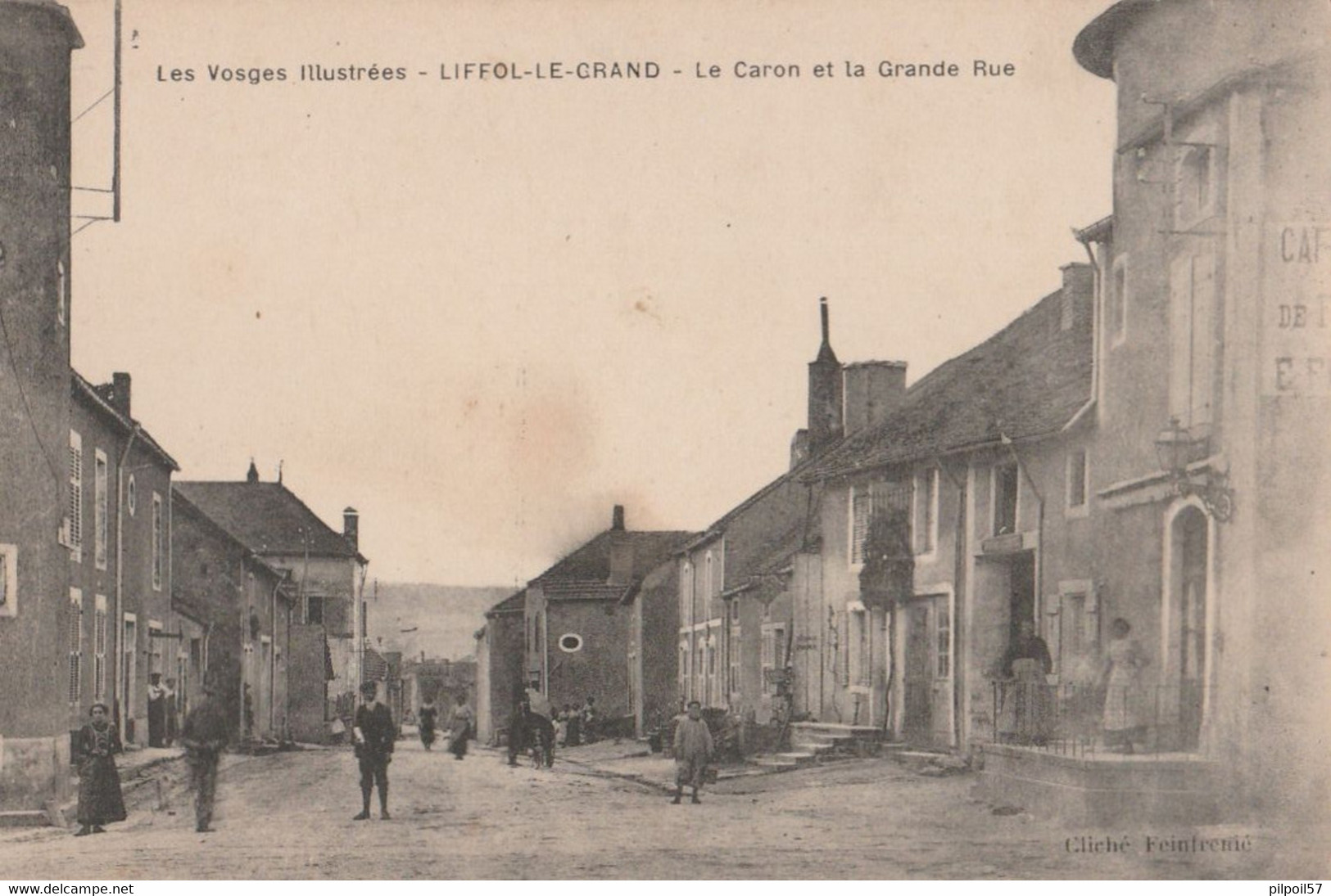 88 - LIFFOL LE GRAND - Le Caron Et La Grande Rue (série Les Vosges Illustrées) - Liffol Le Grand