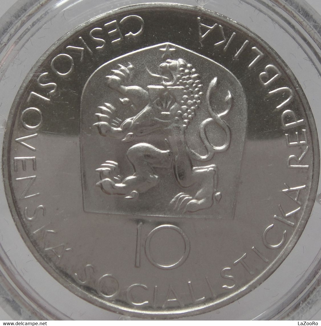 LaZooRo: Czechoslovakia 10 Korun 1968 PROOF National Theater Rare - Silver - Tchécoslovaquie