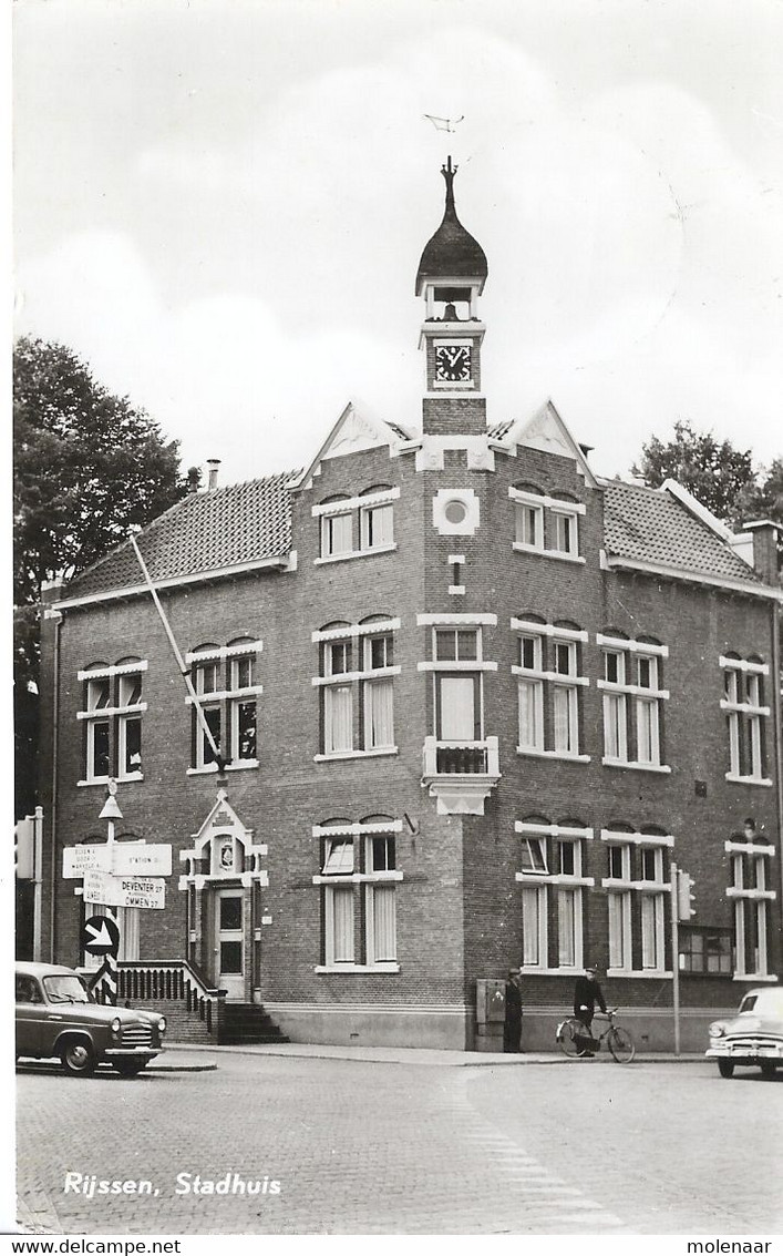 Nederland Postkaart Rijssen "Stadhuis" Gebruikt 1962 (4840) - Rijssen