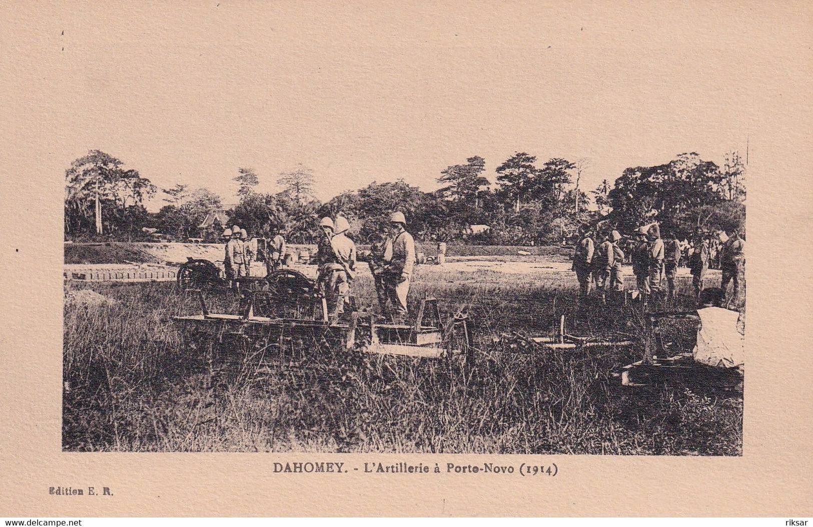 DAHOMEY(PORTO NOVO) MILITAIRE(ARTILLERIE) - Dahomey