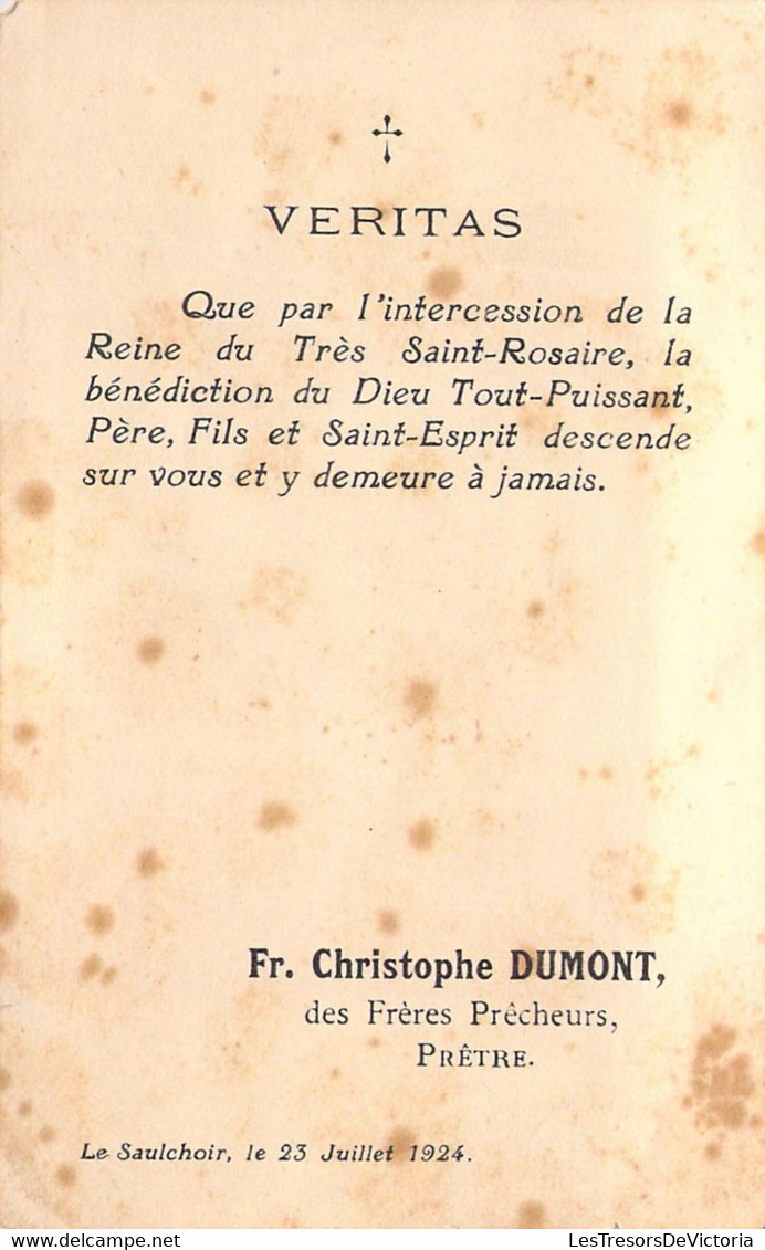 La Mise Au Tombeau  - Fra Bartolomeo - Prière Fr. Christophe DUMONT Frères Précheurs - Veritas - Andachtsbilder