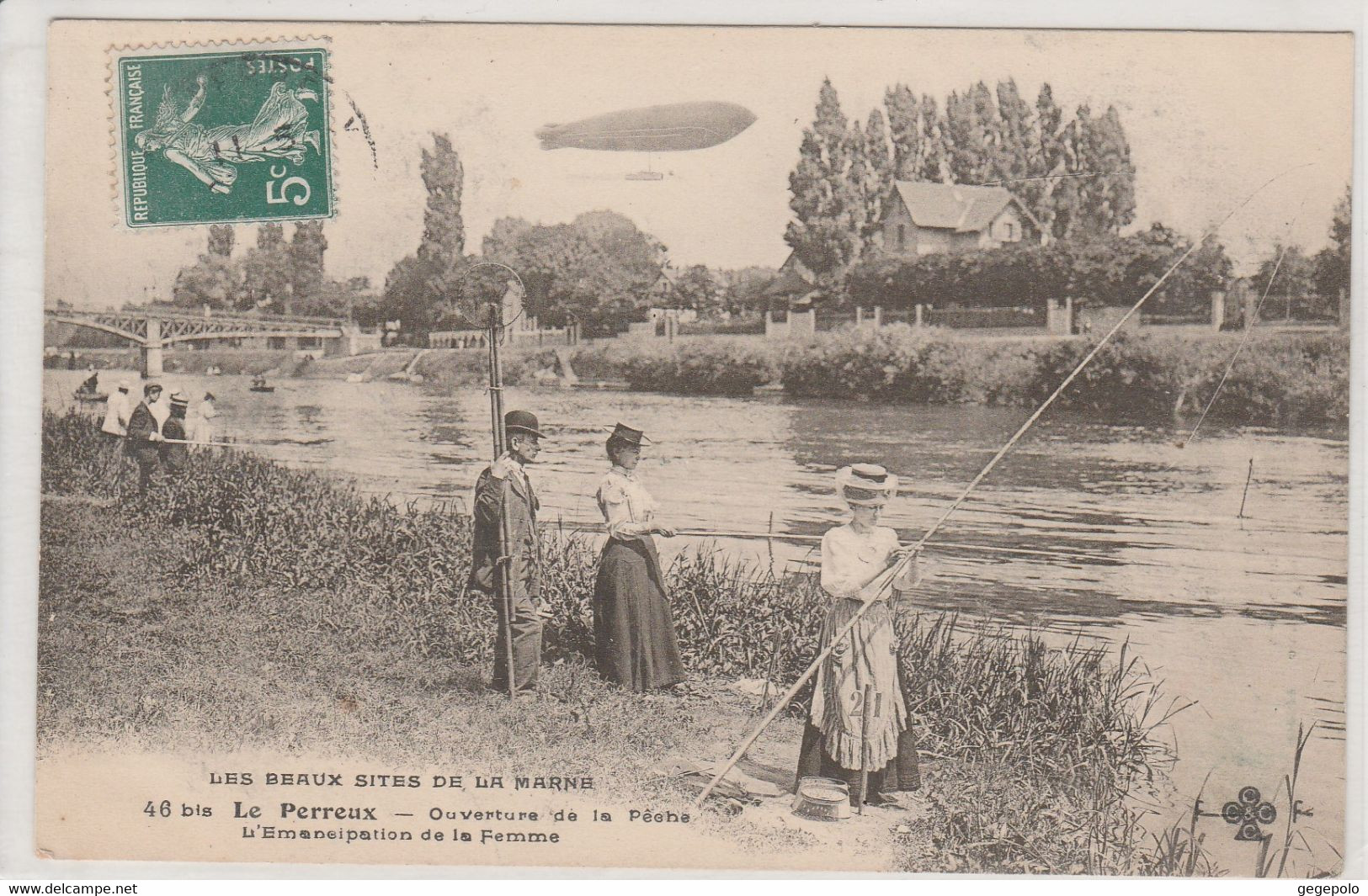 LE PERREUX Sur MARNE - Ouverture De La Pêche - L' Emancipation De La Femme - Le Perreux Sur Marne