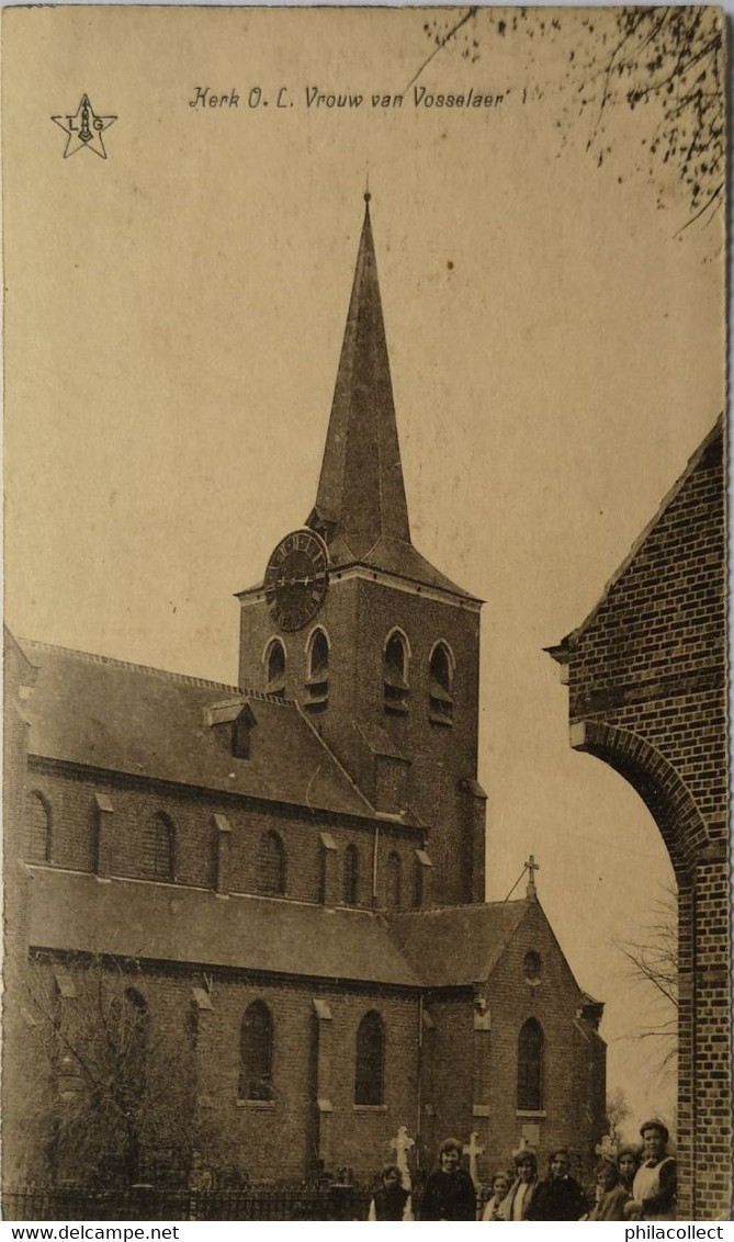 Vosselaar // Kerk O. L.Vrouw Van Vosselaar (geanimeerd) 1930? - Vosselaar