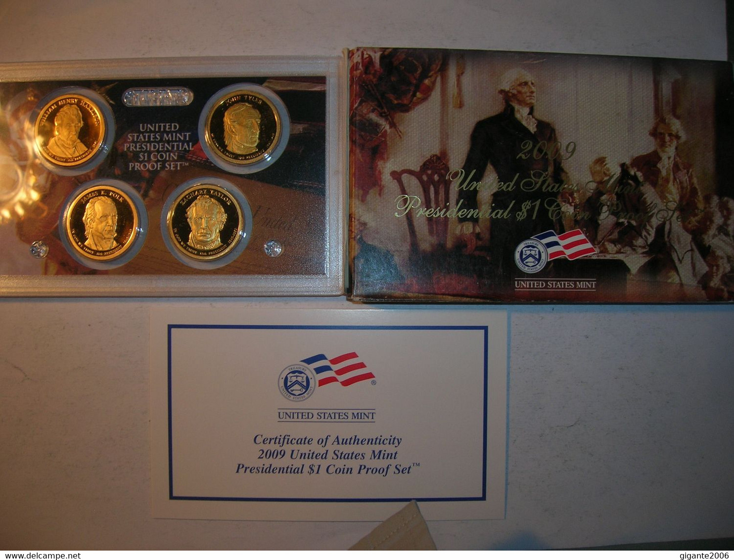 ESTADOS UNIDOS/USA Proof Set 2009 S 1 Dolar Presidentes  (9909) - Jahressets