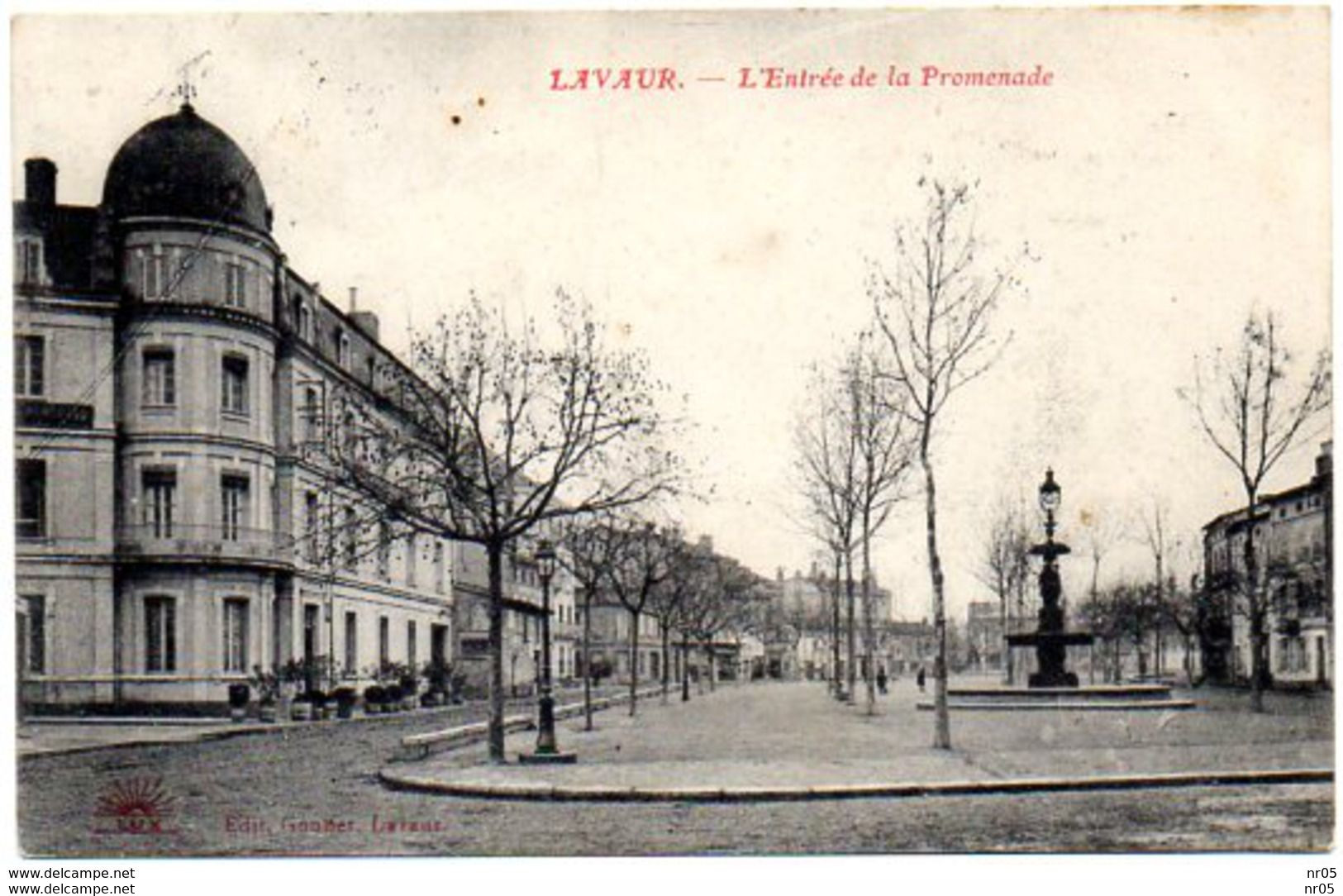 81 ( Tarn ) - LAVAUR - L'Entree De La Promenade - Lavaur