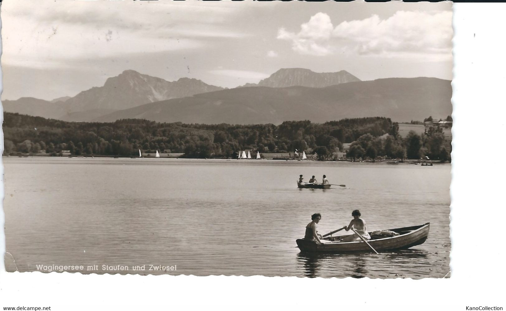 Waginger See Mit Staufen Und Zwiesel, Gelaufen 1968 - Waging