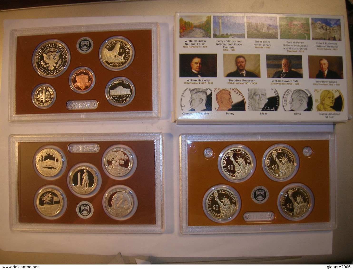 ESTADOS UNIDOS/USA Proof Set 2013 S , Serie 1/4 Dolar. Serie Presidentes Y Serie Anual (14 Monedas) (9920) - Proof Sets