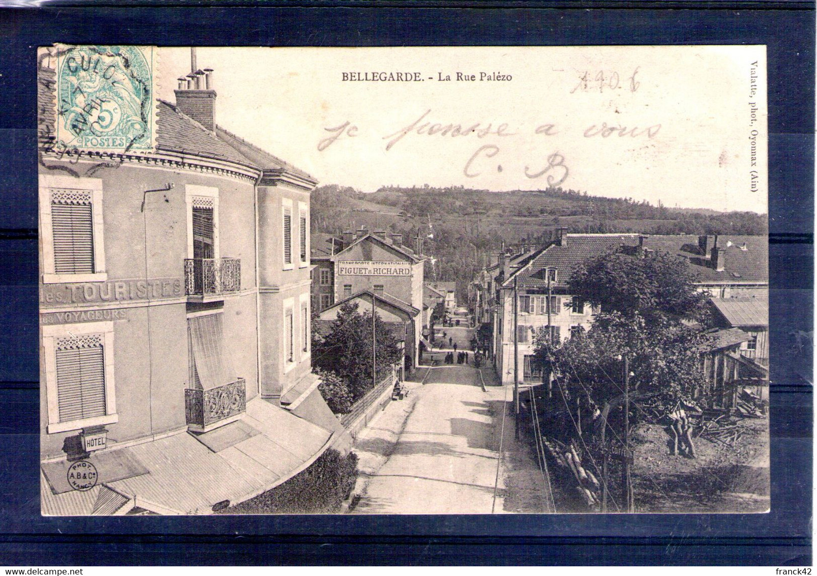 01. Bellegarde. La Rue Palézo - Bellegarde-sur-Valserine