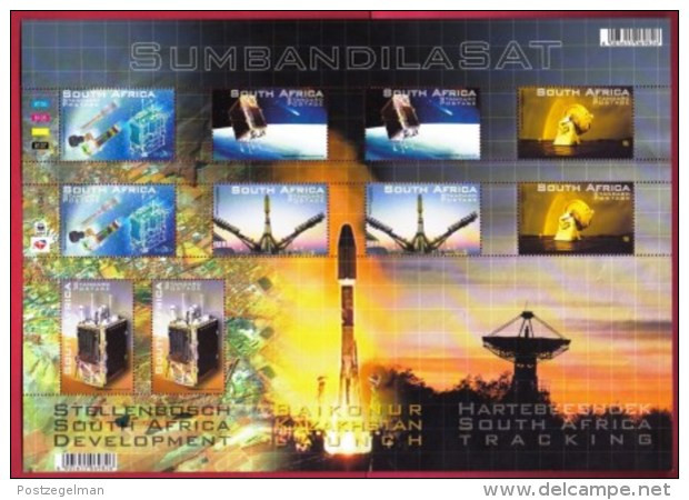 RSA, 2011, MNH Sheet Of Stamps  , SACC 2171, Sumbandila Satellite, M9255 - Neufs