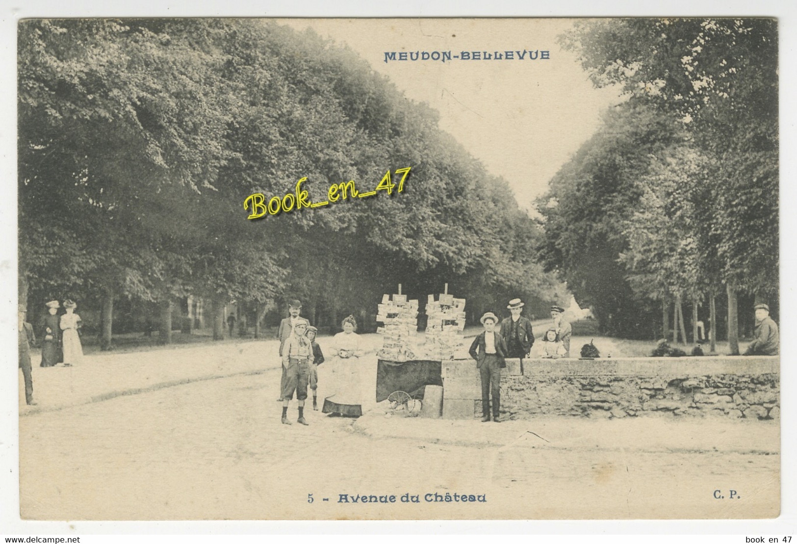 {22294} 92 Hauts De Seine Meudon Bellevue , Avenue Du Château ; Animée - Meudon