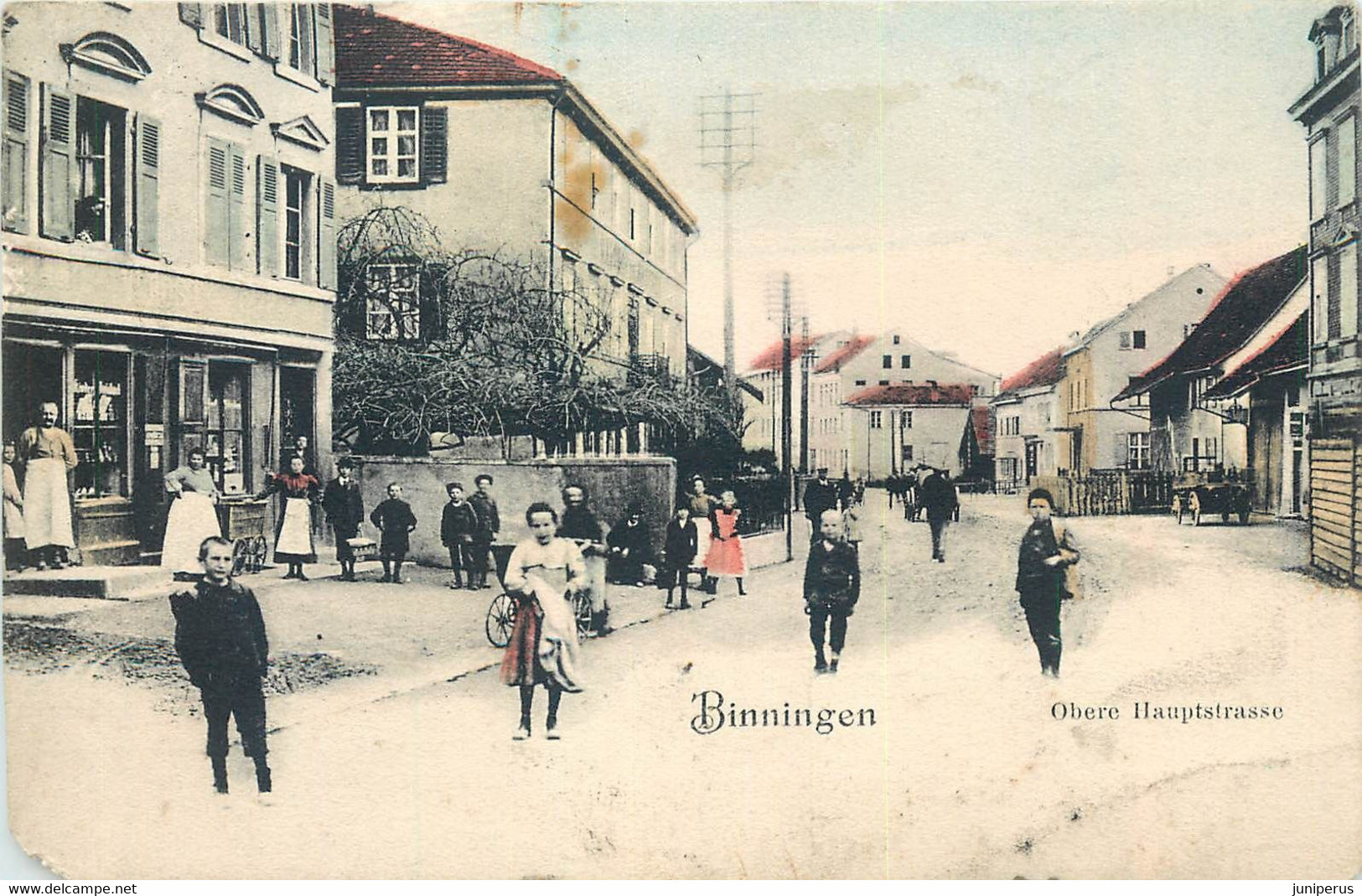 BINNINGEN - VUE DU BOURG ( ANIMATION ) - OBERE HAUPSTRASSE - Binningen